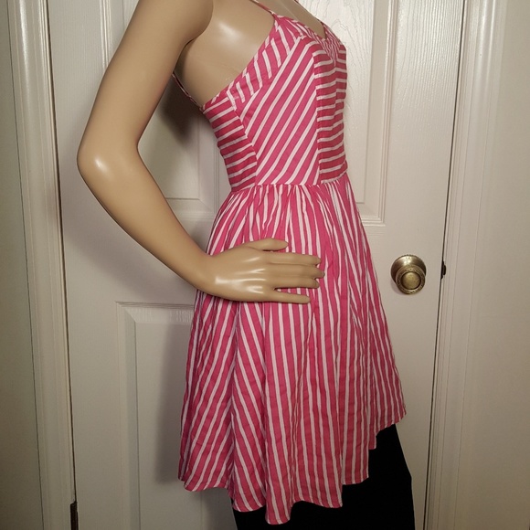 Vertigo Candy Stripe 100% Cotton Dress - Picture 2 of 8